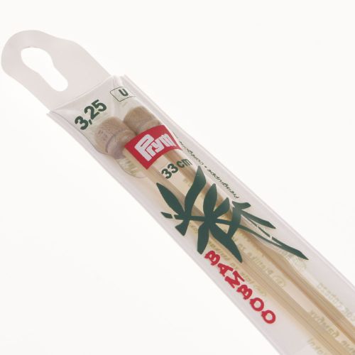 130. 3.25mm Bamboo Needles - 33cm