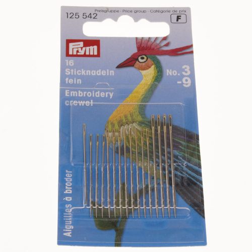 103. Embroidery Needles - 16 pack