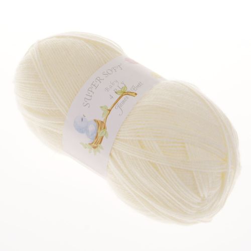 102. 4-Ply 'Super Soft' Acrylic - Cream