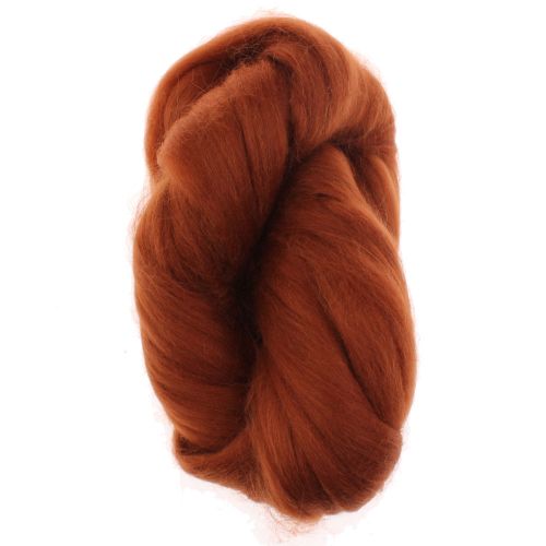 105. Alpaca Fibre Tops - Rust