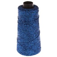 103. Knitted Lurex Spool - Blue