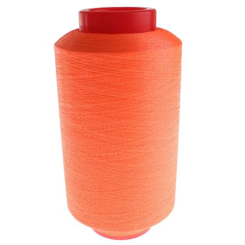 107. Transparent Effect Lurex - Fluo Tangerine 881 CLEARANCE