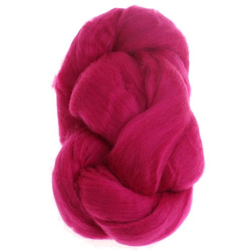 110. Merino Fibre Top - Fuchsia - Col 156