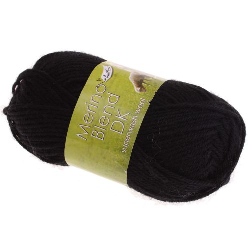 112. DK Merino Wool - Black 48