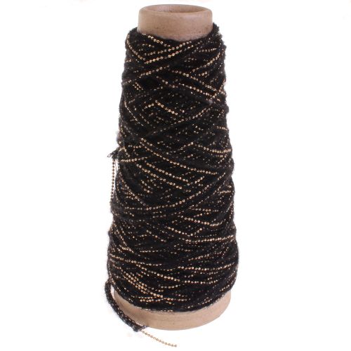 111. Trimming Effect Yarn - Dafne 95431 Black