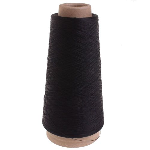 109. Waffle Polyester - Black